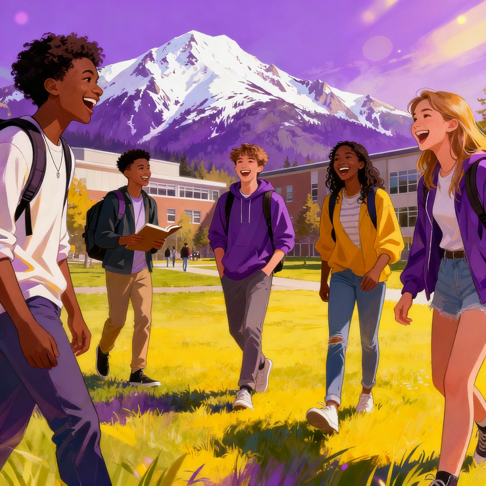 Apartment building showing off-campus student housing